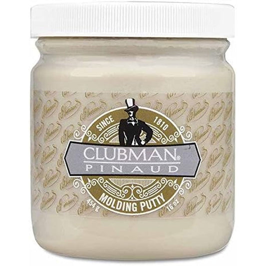 Clubman Pinaud Molding Putty 16 Ounce large container for men's hair styling