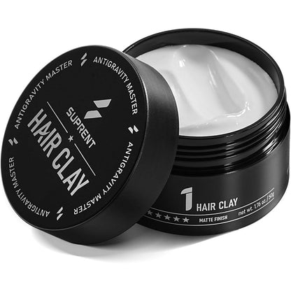 Suprent Hair Clay for men front view product packaging