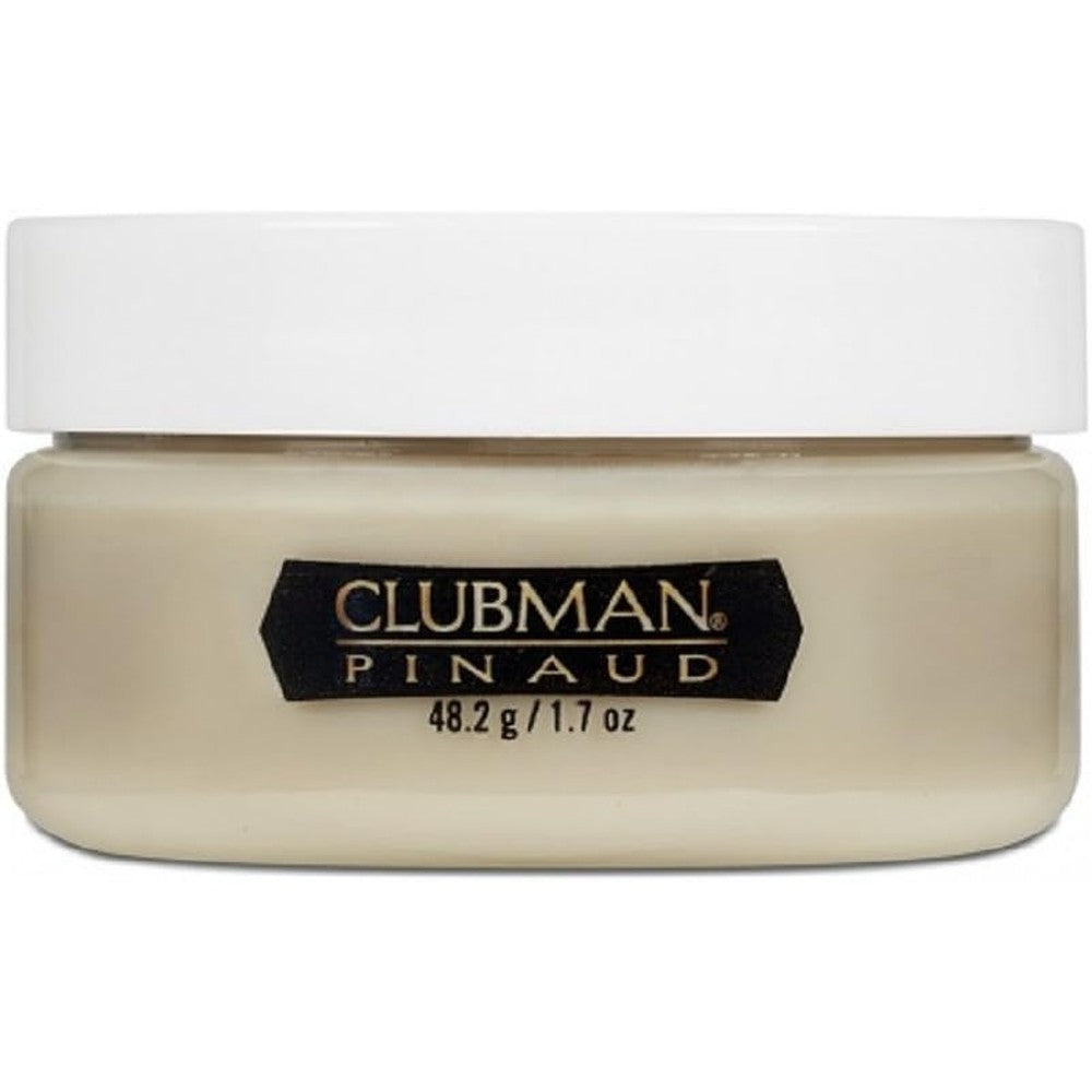 Clubman Pinaud Molding Putty 1.7 Fluid Ounce jar front view