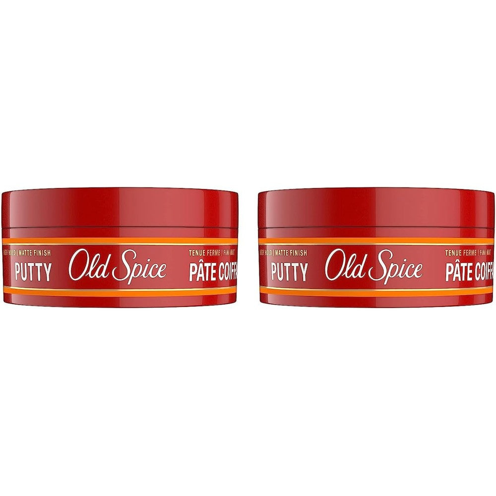 Old Spice Hair Styling Putty for Men Twin Pack front view