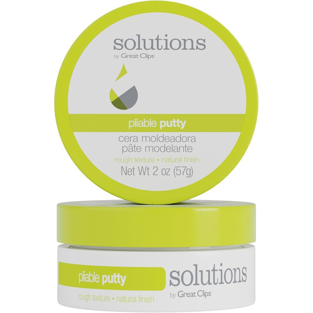 Great Clips Solutions Pliable Putty 2 ounce jar front view