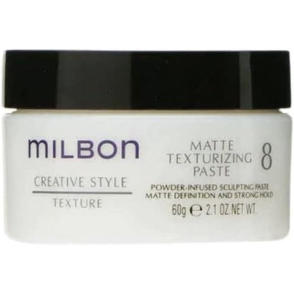 Milbon Creative Styling Matte Texturizing Paste Number 8 front view