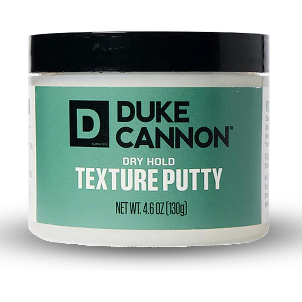 Duke Cannon Dry Hold Texture Putty front view jar