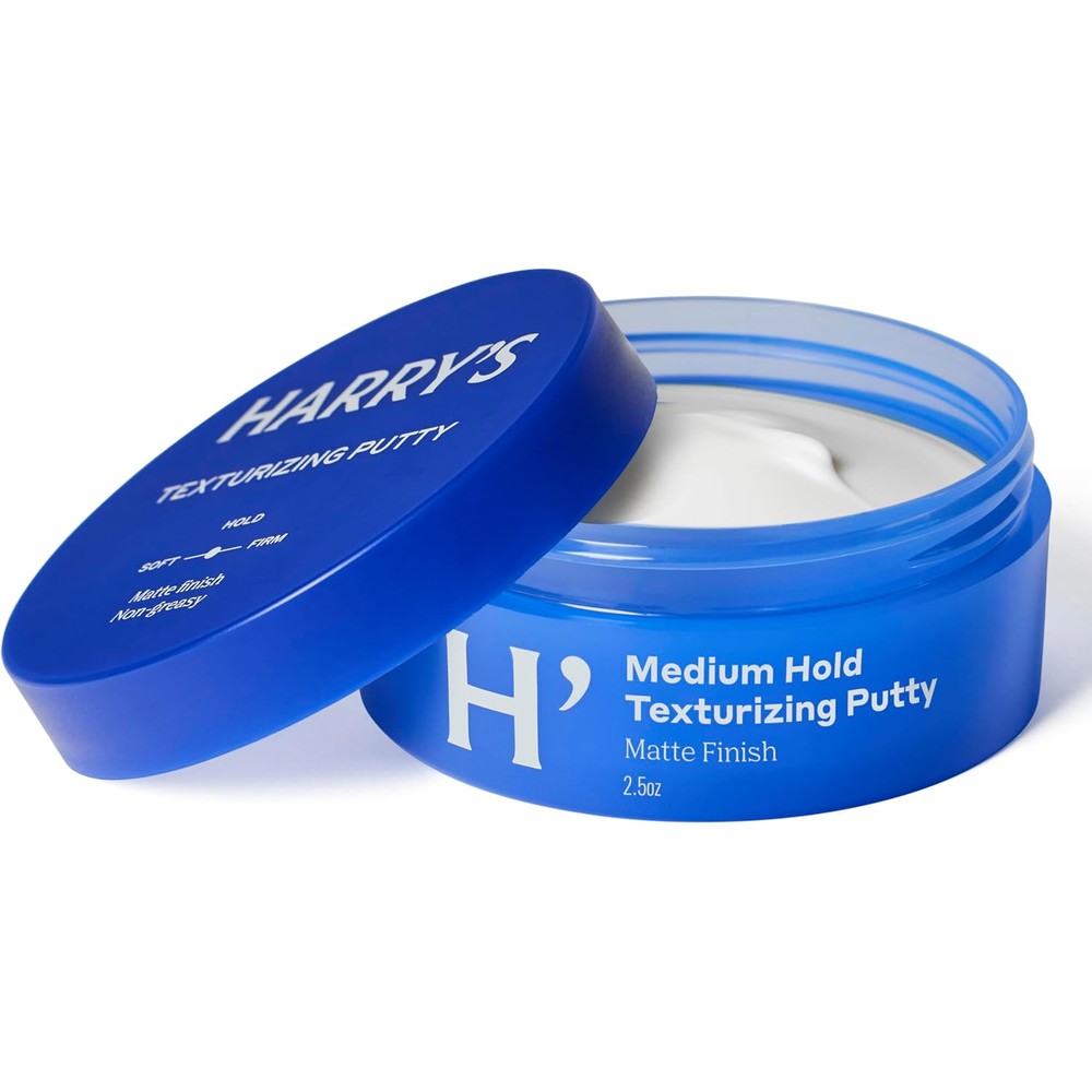 Harry's Texturizing Hair Putty front view medium hold