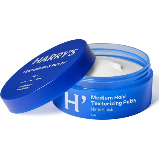 Harry's Texturizing Hair Putty front view medium hold