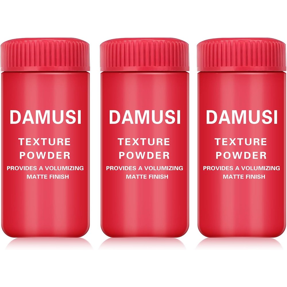 Damusi Hair Texture Powder 3 Piece Set Front View