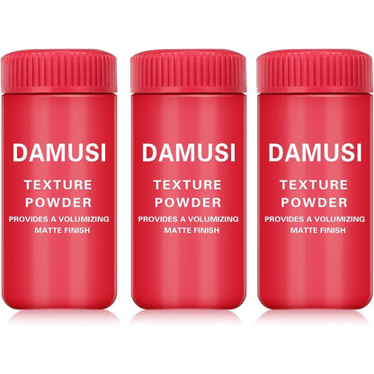 Damusi Hair Texture Powder 3 Piece Set Front View