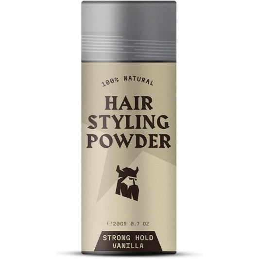 Striking Viking hair powder bottle front view
