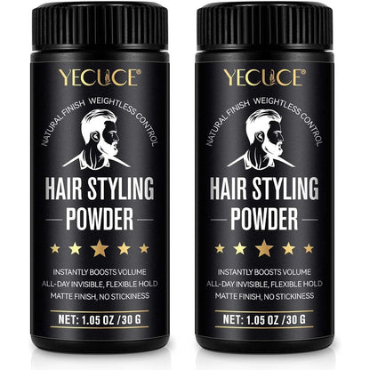 Yizemay hair styling powder 2 pack front view