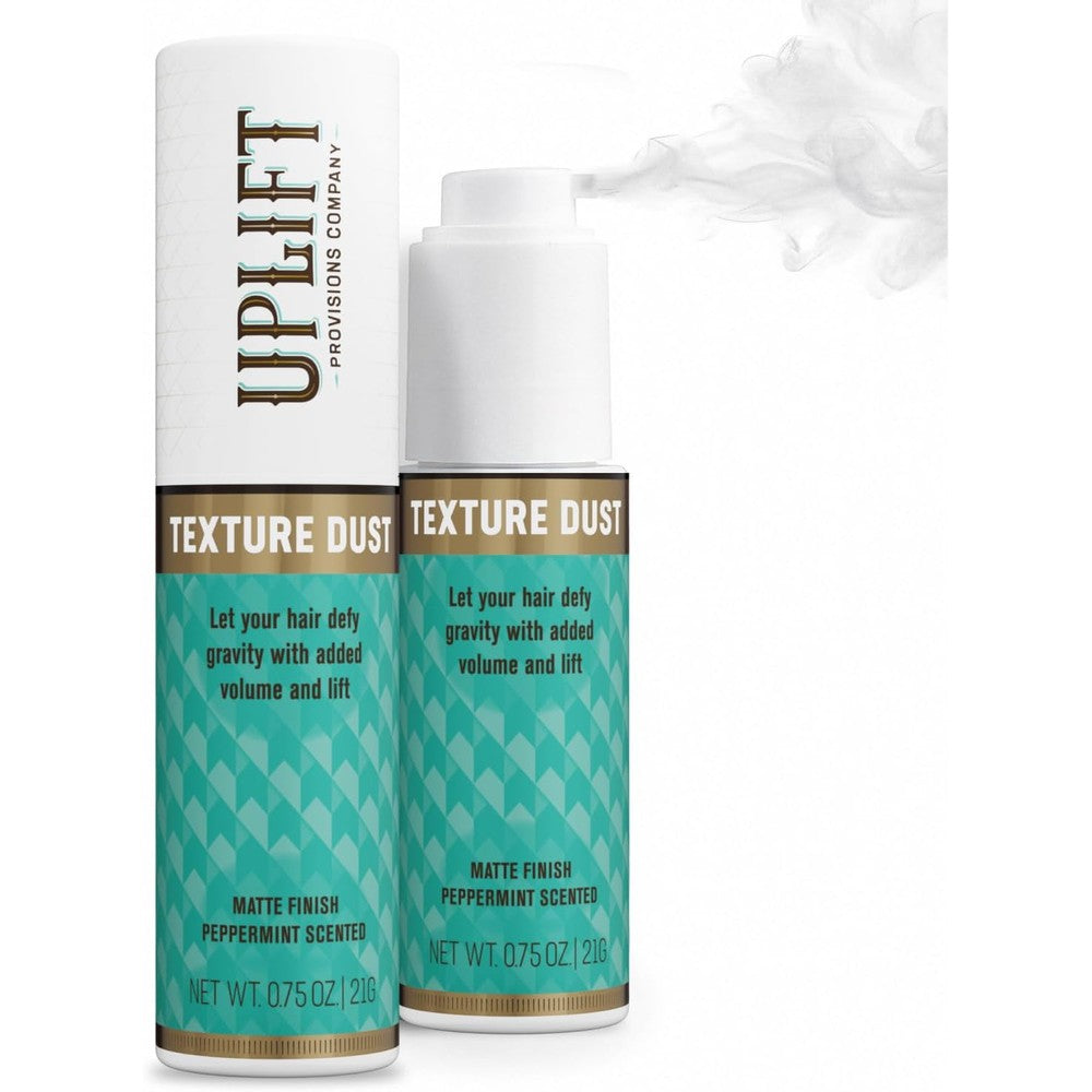 Uplift Provisions Company Texture Dust bottle front view for hair volume