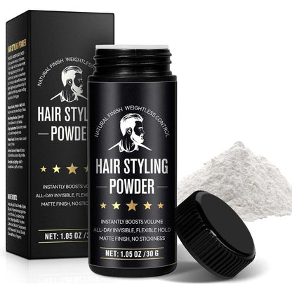 Calelon hair styling powder front view 30g container