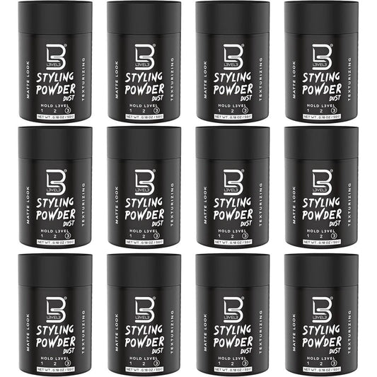 L3 Level 3 Travel Styling Powder bottle front view for men