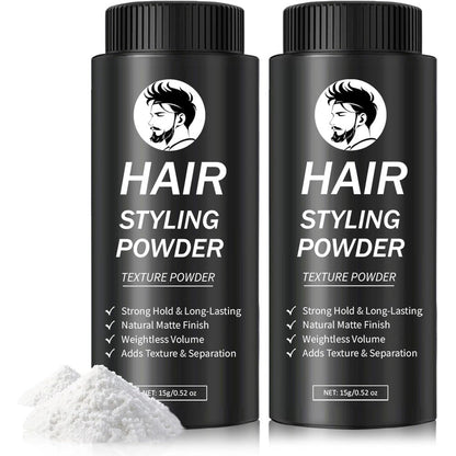 Damusi Hair Styling Powder front view showing 2 pack packaging