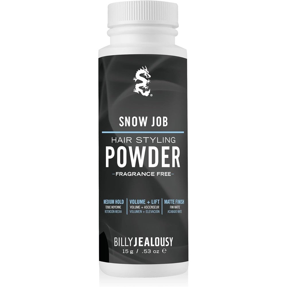 Billy Jealousy hair styling powder bottle front view