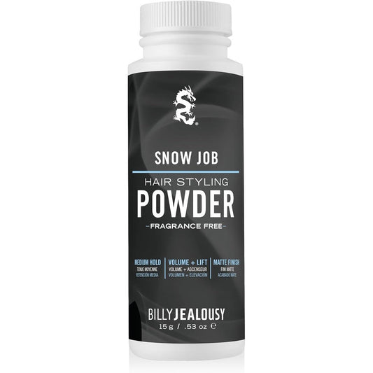 Billy Jealousy hair styling powder bottle front view