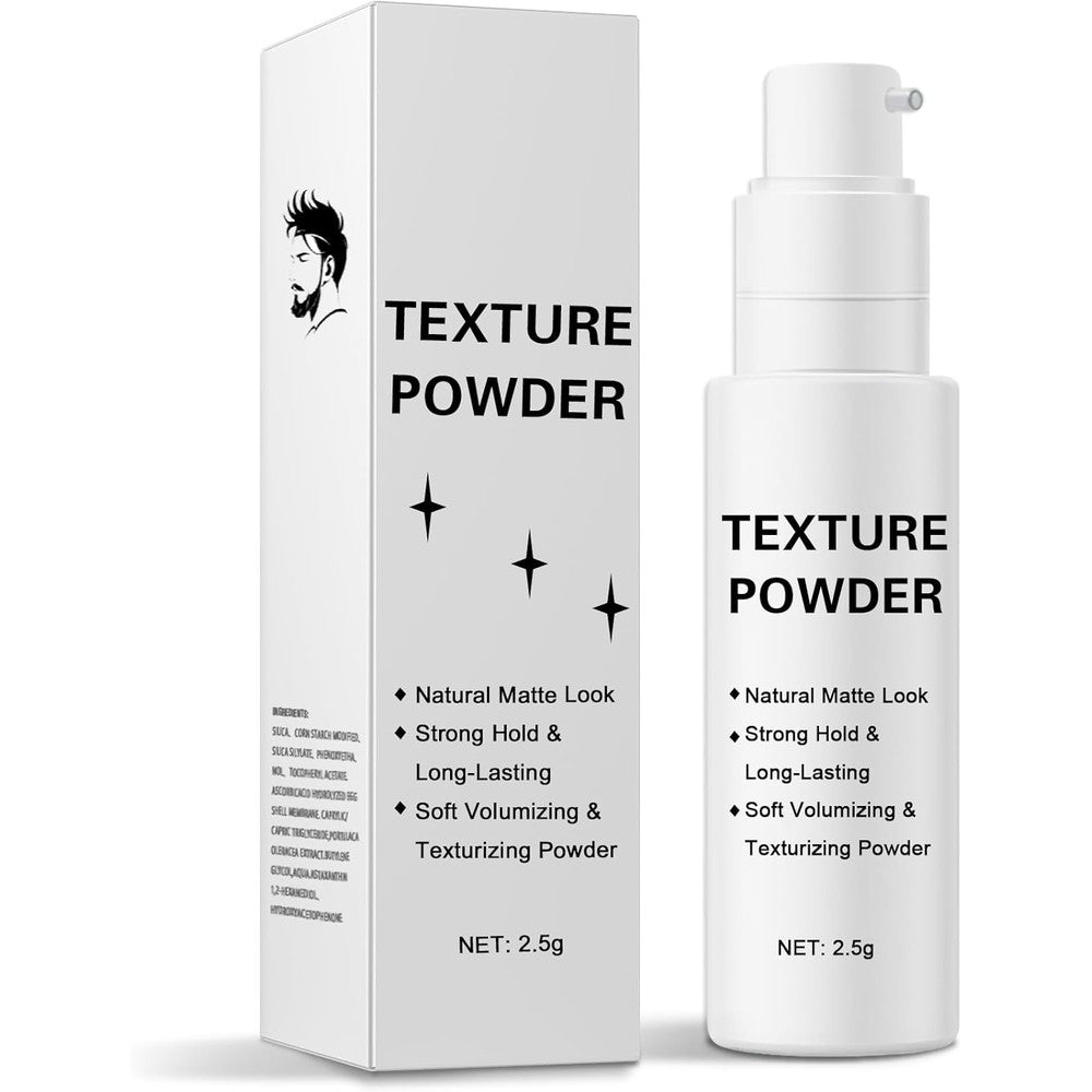 Lzxlukgir hair styling powder front view for professional matte volume