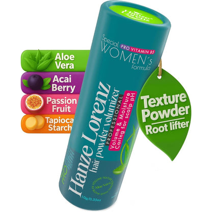 Hanze Lorenz Hair Texture Powder bottle front view for volume