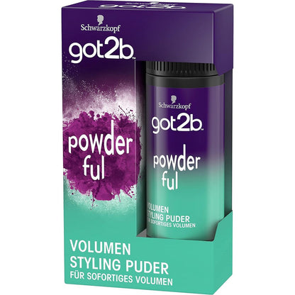 Got2B Schwarzkopf PowderFul Volumizing Styling Powder 10g front view