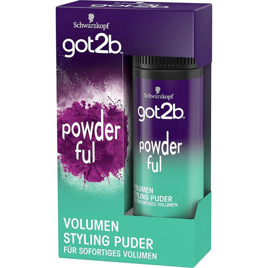 Got2B Schwarzkopf PowderFul Volumizing Styling Powder 10g front view