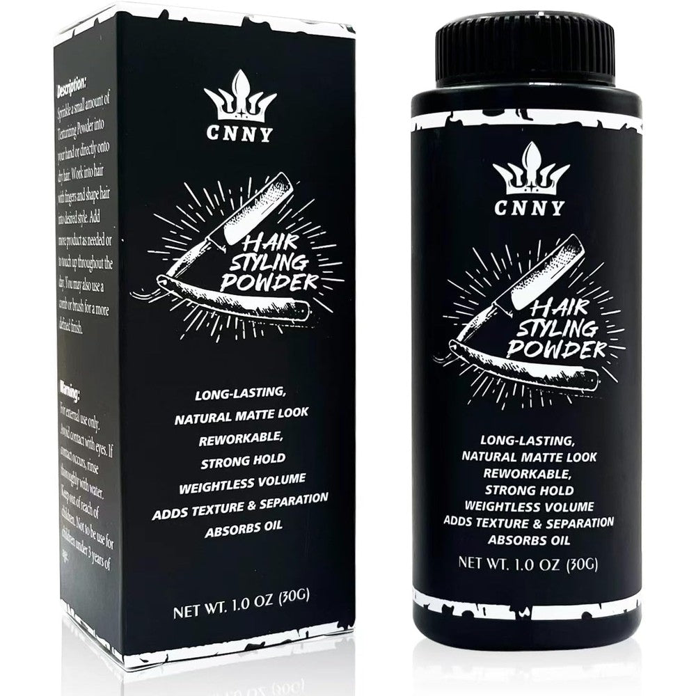 Crownnaturally CNNY Hair Styling Powder front view bottle