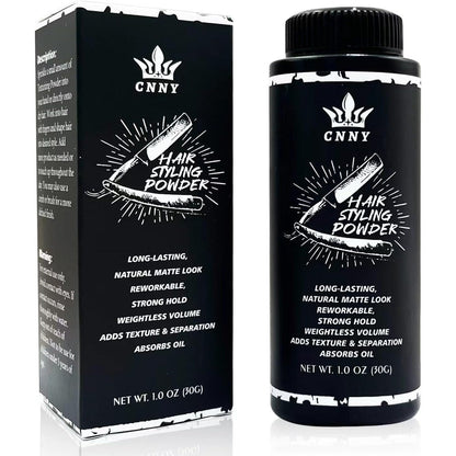 Crownnaturally CNNY Hair Styling Powder front view bottle