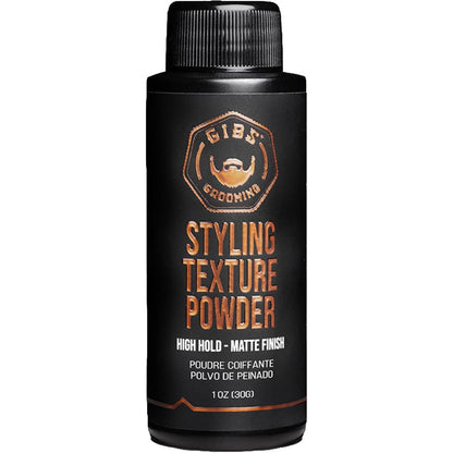 Gibs Grooming Styling Texture Powder front view packaging