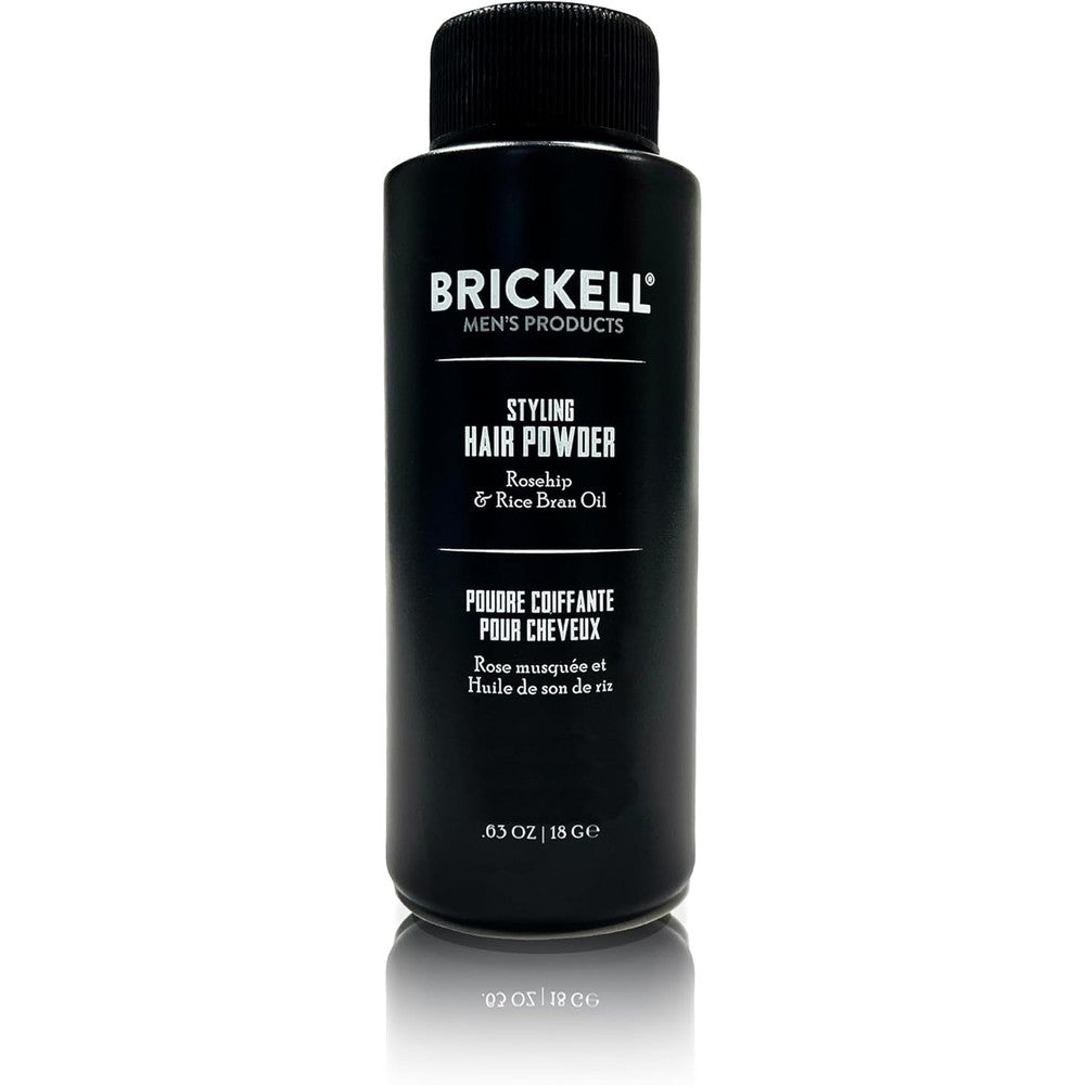 Brickell Men's Styling Hair Powder 18g front view