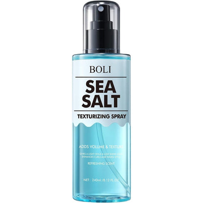 BOLI Sea Salt Spray front view bottle for hair volume and texturizing