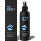 Aberlite Grit And Grace Sea Salt Spray front view bottle for beach waves