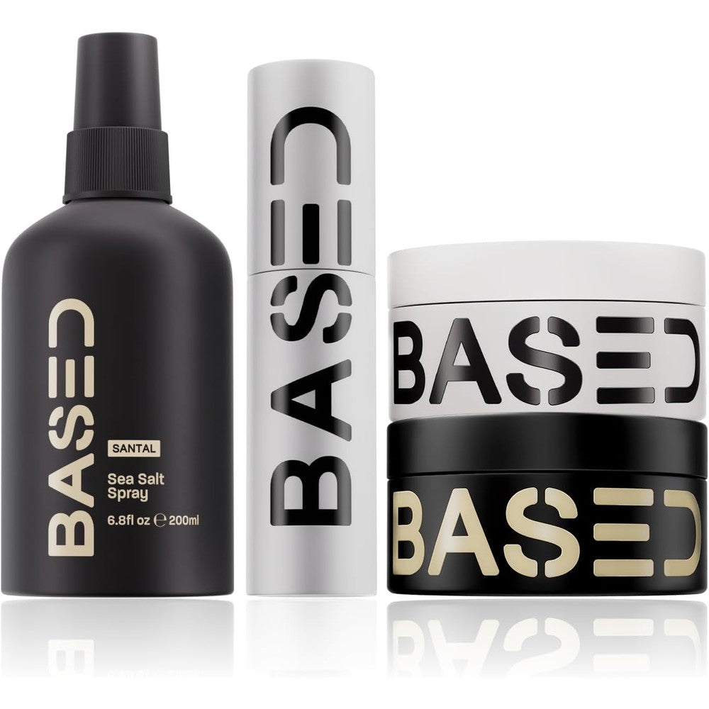 Based Bodyworks Ultimate Straight and Wavy Bundle front view of complete four piece styling kit