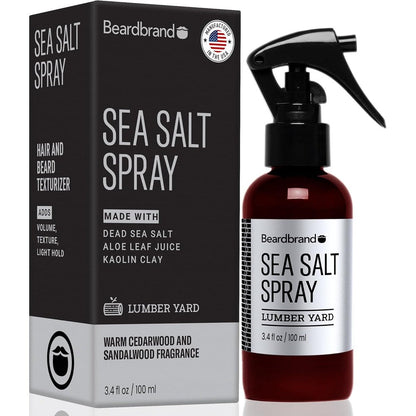 Beardbrand Sea Salt Spray for Men front view bottle