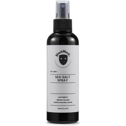 BlackMask Sea Salt Spray for Men front view texturizing hair styling product