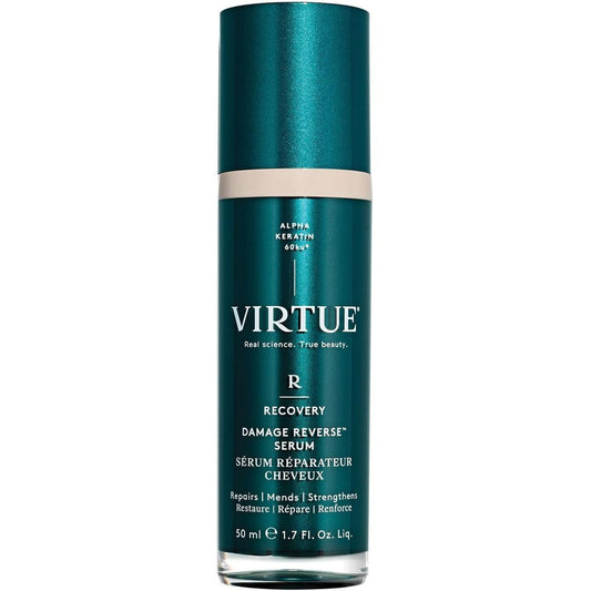 Virtue Recovery Damage Reverse Hair Serum 50ml front view bottle for bond repair