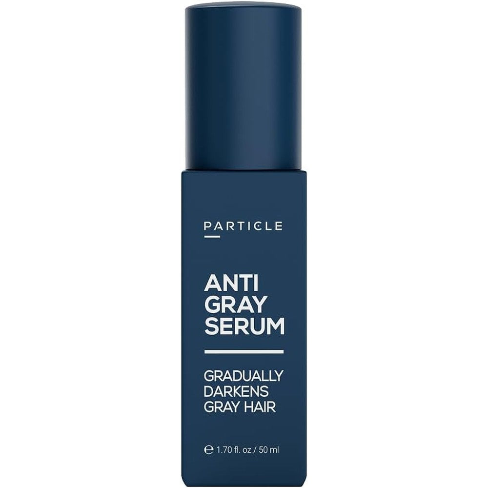 Particle Anti Gray Serum for Men front view bottle packaging