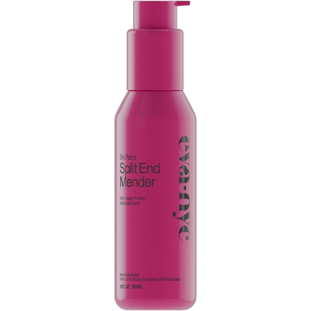 Eva NYC Mane Magic 10 in 1 Split End Mender hair serum front view pink bottle