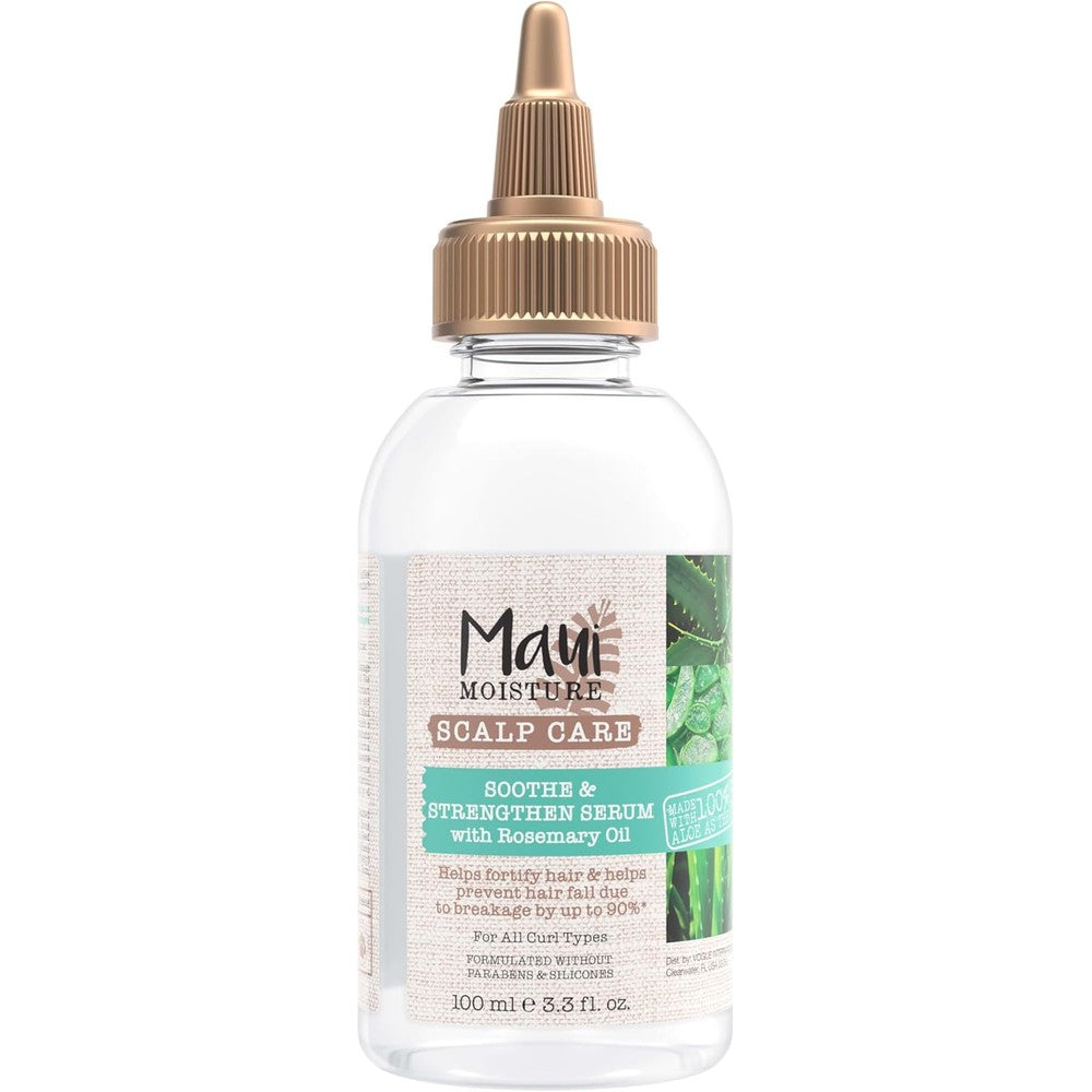 Maui Moisture Scalp Care Soothe and Strengthen Hair Serum front view bottle