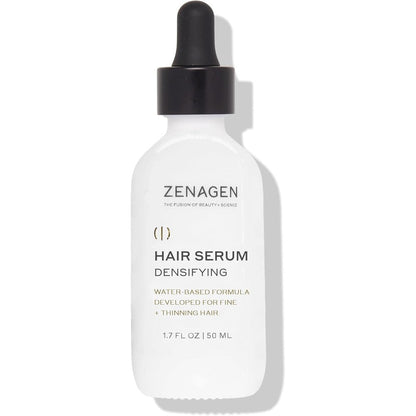 Zenagen Densifying Hair Serum front view bottle for fine and thinning hair care