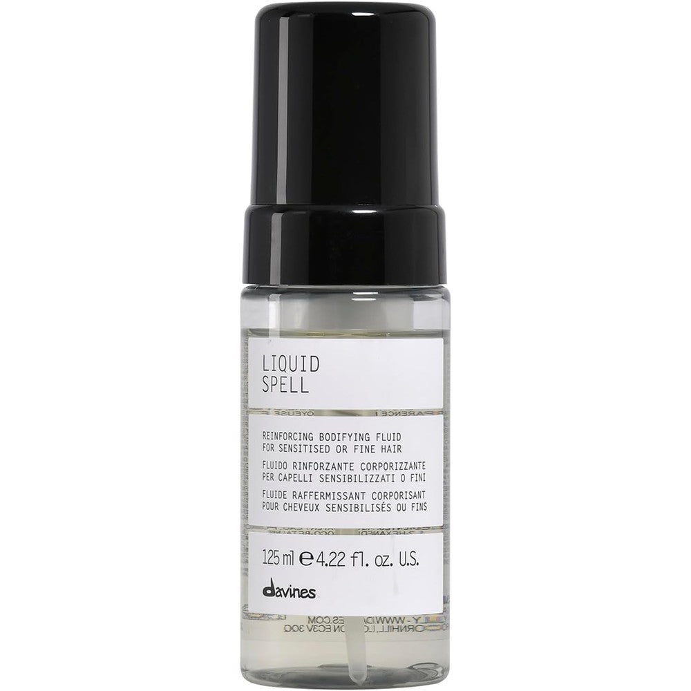 Davines Liquid Spell Reinforcing Bodifying Fluid front view bottle for hair volume