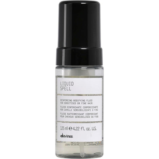 Davines Liquid Spell Reinforcing Bodifying Fluid front view bottle for hair volume