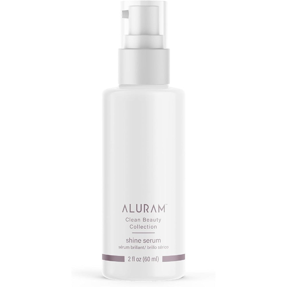 ALURAM Coconut Water Based Shine Serum front view bottle for anti frizz hair styling
