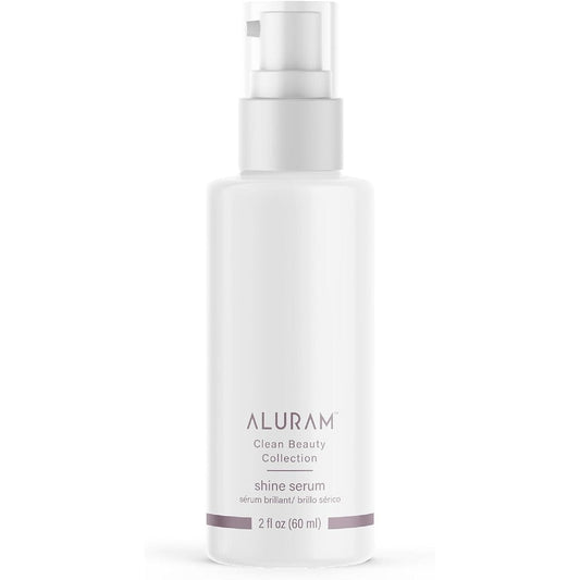 ALURAM Coconut Water Based Shine Serum front view bottle for anti frizz hair styling