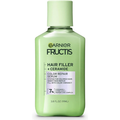 Garnier Fructis Hair Filler Color Repair Serum front view bottle for bond repair