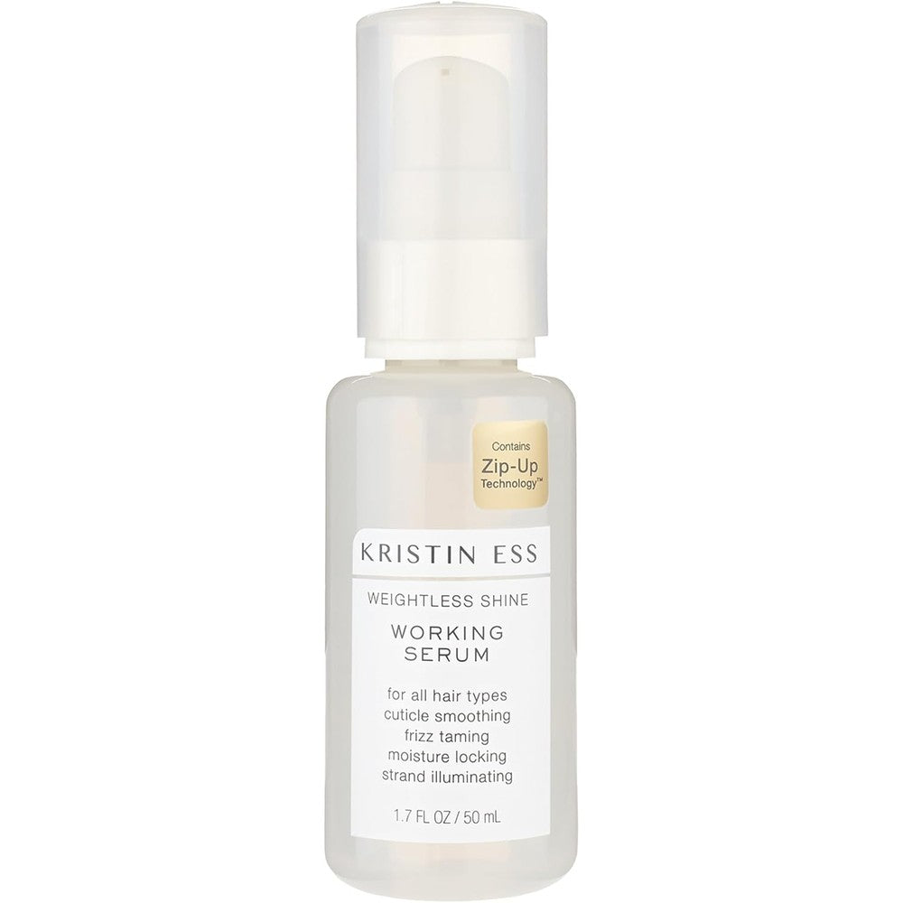 Kristin Ess hair weightless shine working hair serum 91.0g bottle