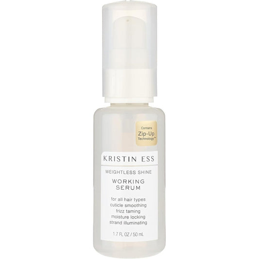 Kristin Ess hair weightless shine working hair serum 91.0g bottle
