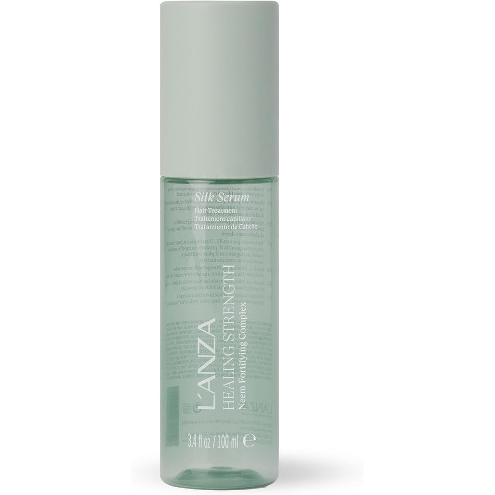 L'ANZA Healing Strength Silk Serum 3.4 Fluid Ounce bottle front view for professional damage repair.