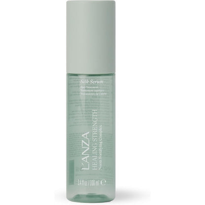 L'ANZA Healing Strength Silk Serum 3.4 Fluid Ounce bottle front view for professional damage repair.
