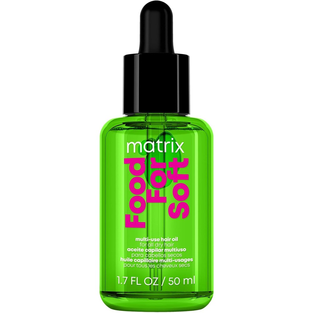 Matrix Food For Soft Multi Use Hair Oil Serum front view bottle for intense hydration