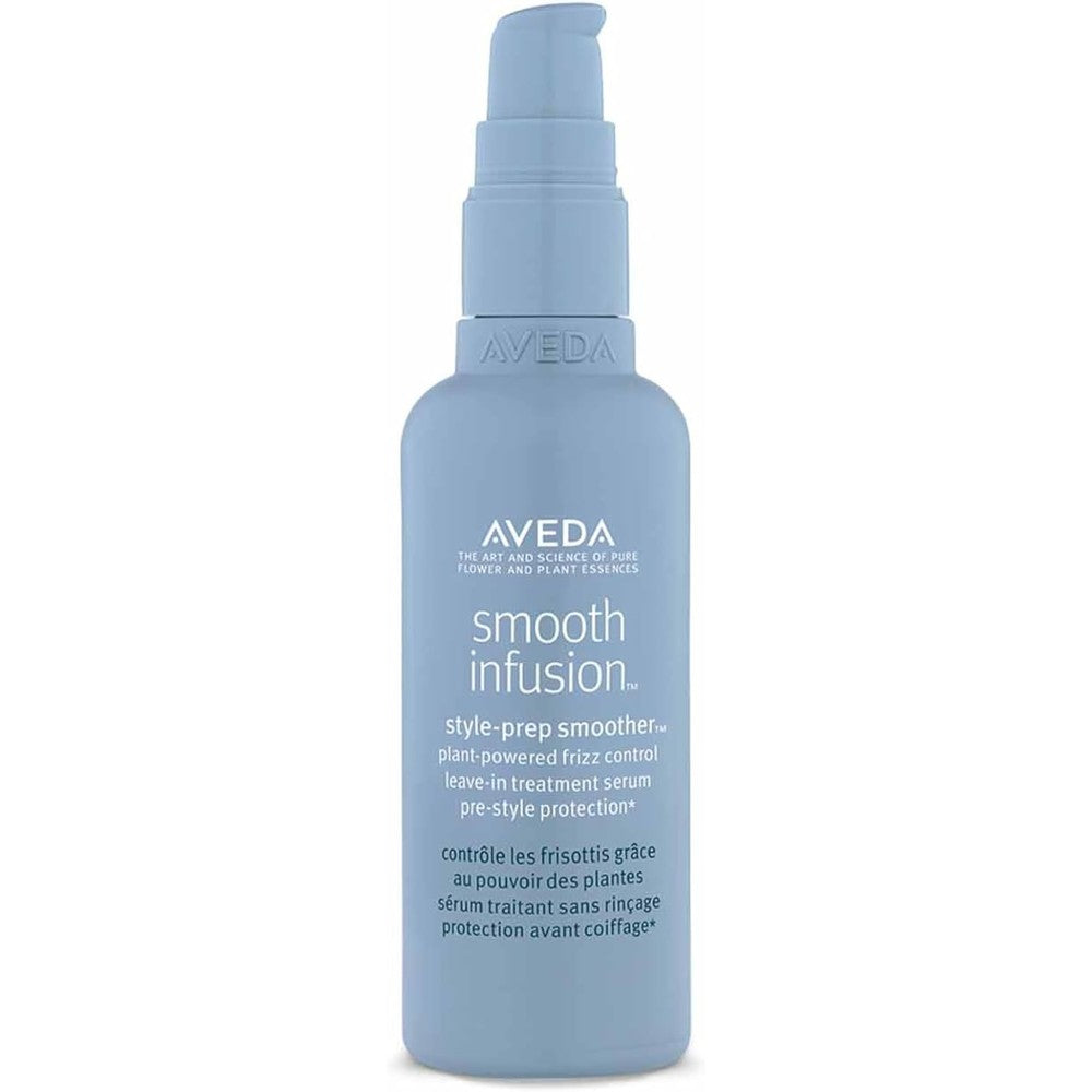 Aveda Smooth Infusion Style-Prep Smoother bottle front view professional anti frizz serum