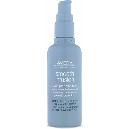 Aveda Smooth Infusion Style-Prep Smoother bottle front view professional anti frizz serum
