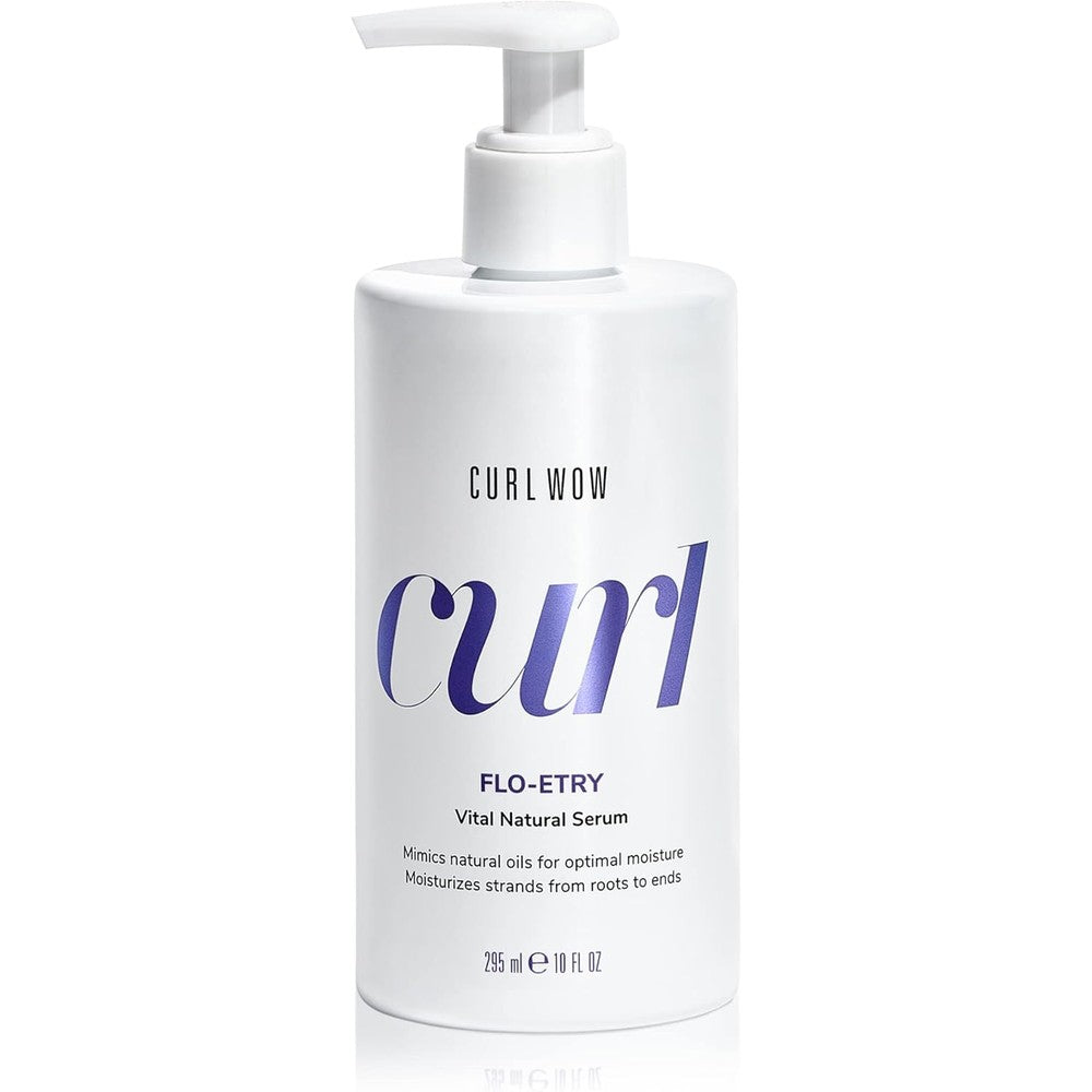 Color Wow Curl Wow Flo-etry Vital Natural Serum front view bottle for curly hair hydration